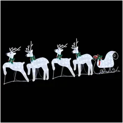 vidaXL, Weihnachtsbeleuchtung, Nina (Stoff)