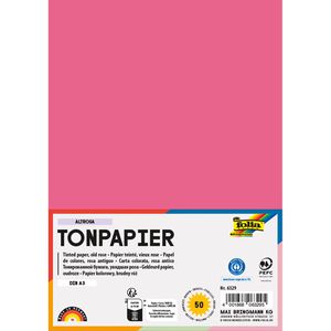 Folia Tonpapier 6329, A3, altrosa, 130g/m², 50 Blatt