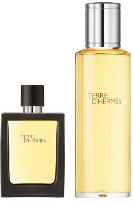 Hermès Terre d'Hermès Parfum Recarregável 30ml + Recarga 125ml