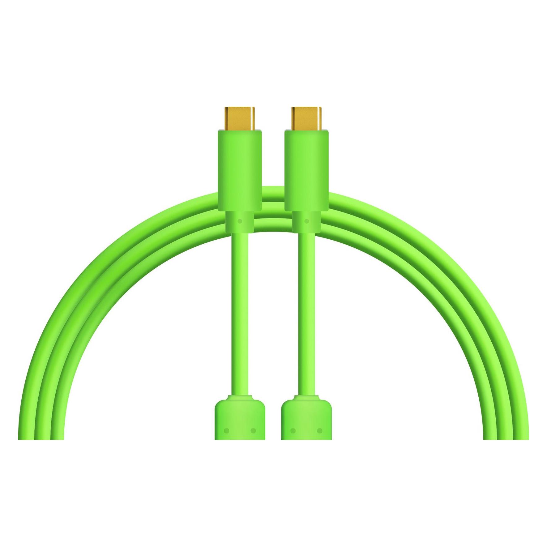DJTechTools Chroma Cables USB-C to C Green (1 m) (23989206)