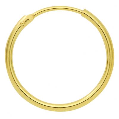 Paar Creolen ADELIA´S "Damen Goldschmuck 1 Paar 585 Gold Ohrringe / Creolen Ø 11 mm", gold, Ohrringe, Damen, Damen, Gold, 585 Gold Goldschmuck für Damen