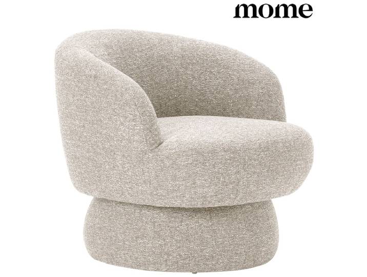 MOME Stuhl DALI Stoff beige drehsitz
