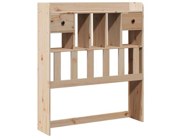 vidaXL Kopfteil mit Stauraum 90 cm Massivholz Kiefer
