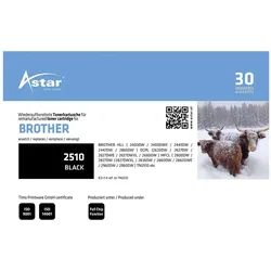Astar, Toner, AS20464 BROTHER TN2510 HL Toner (BK)