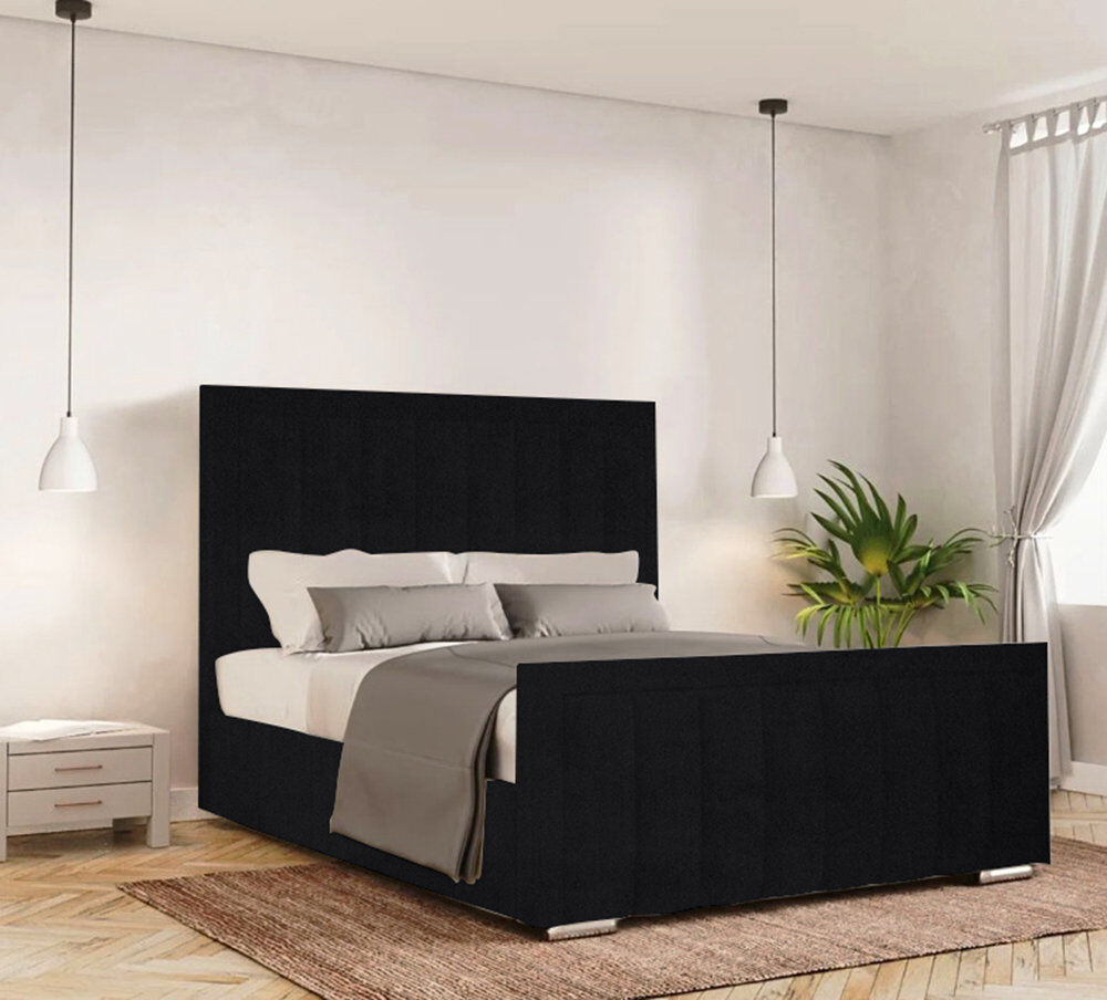 Fairmont Park Yatton Upholstered Bed Black Single (3')
