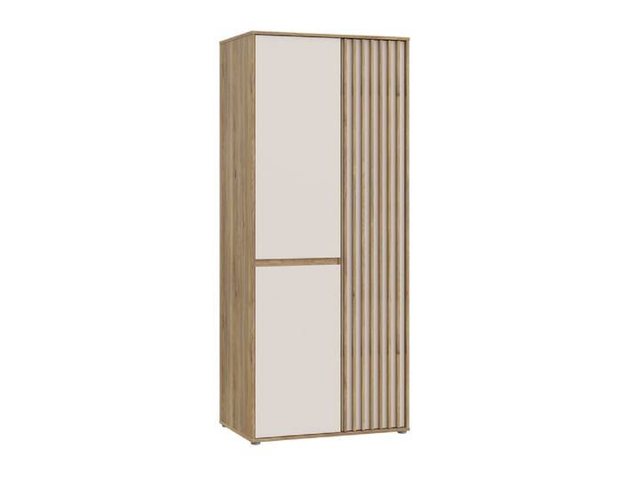 Armoire 2 portes Eliston Chene Mauvella/sable - Basika