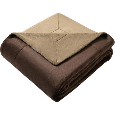 Wohndecke OTTO HOME "Tobbin, zweifarbig, kuschelweiche Tagesdecke", braun, B:150cm L:200cm, Polyester, Wohndecken, Wohndecke, doppelseitige Wohndecke aus Flannel, verschiedene Größen, zweifarbig