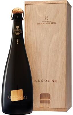 """Champagne Henri Giraud""" """Champagne Henri Giraud Argonne Grand Cru with Wooden Gift Box 2016 Champagne - France"""