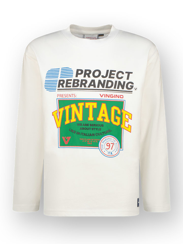Vingino Longsleeve "Hyke" in Weiß - 176