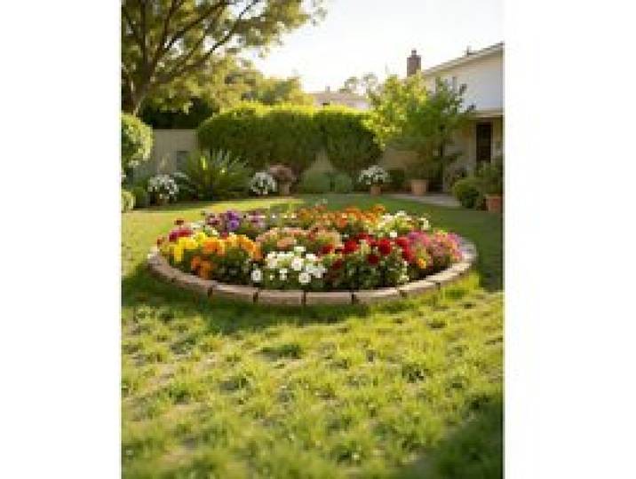 VEVOR Bordure de Jardin en Fausse Pierre, 1180x95x57 mm, Bordure de Pelouse Réaliste, Conception Modulaire, de Taille d'Une Brique, avec Pointes d'Ancrage, Résistante à la Décoloration, pour Allées