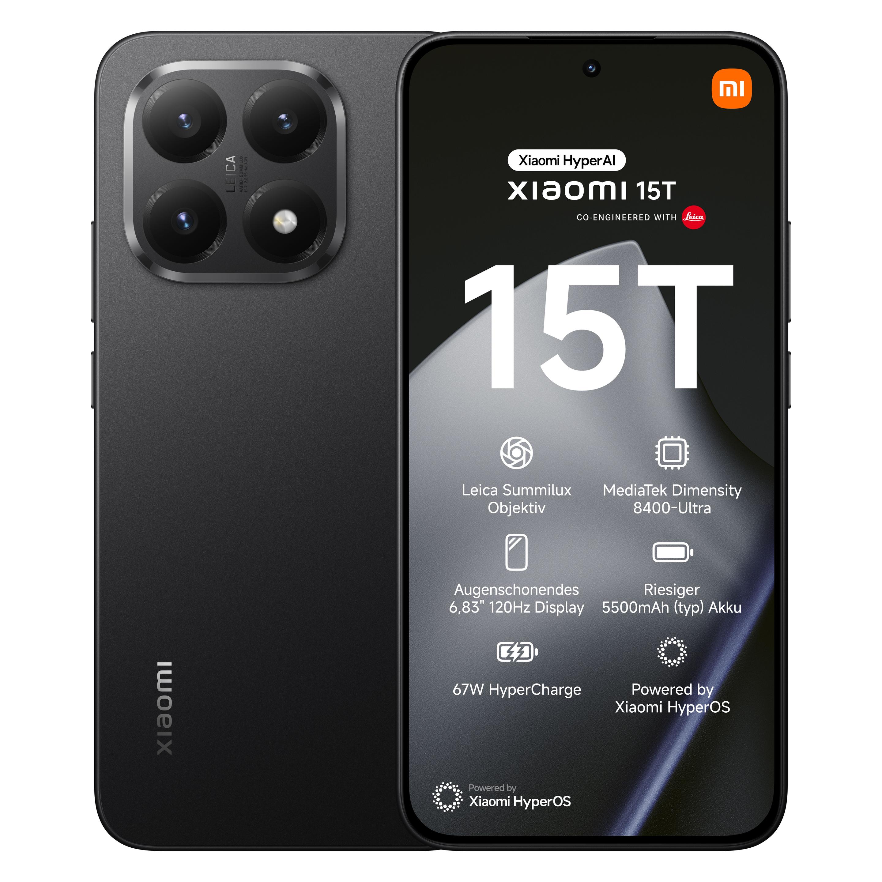 Xiaomi 15T (256 GB, Black, 6.83", Dual SIM, 5G) (MZB0KY5EU)