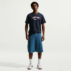 NIKE England Wordmark T-Shirt Herren 451 - obsidian L