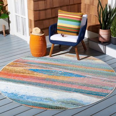 SAFAVIEH Barbados Jaike Tropical Indoor/ Outdoor WaterproofPatio Backyard Rug