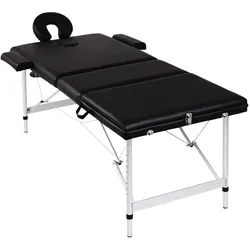 vidaXL, Massageliege + Massagestuhl, Yalinin