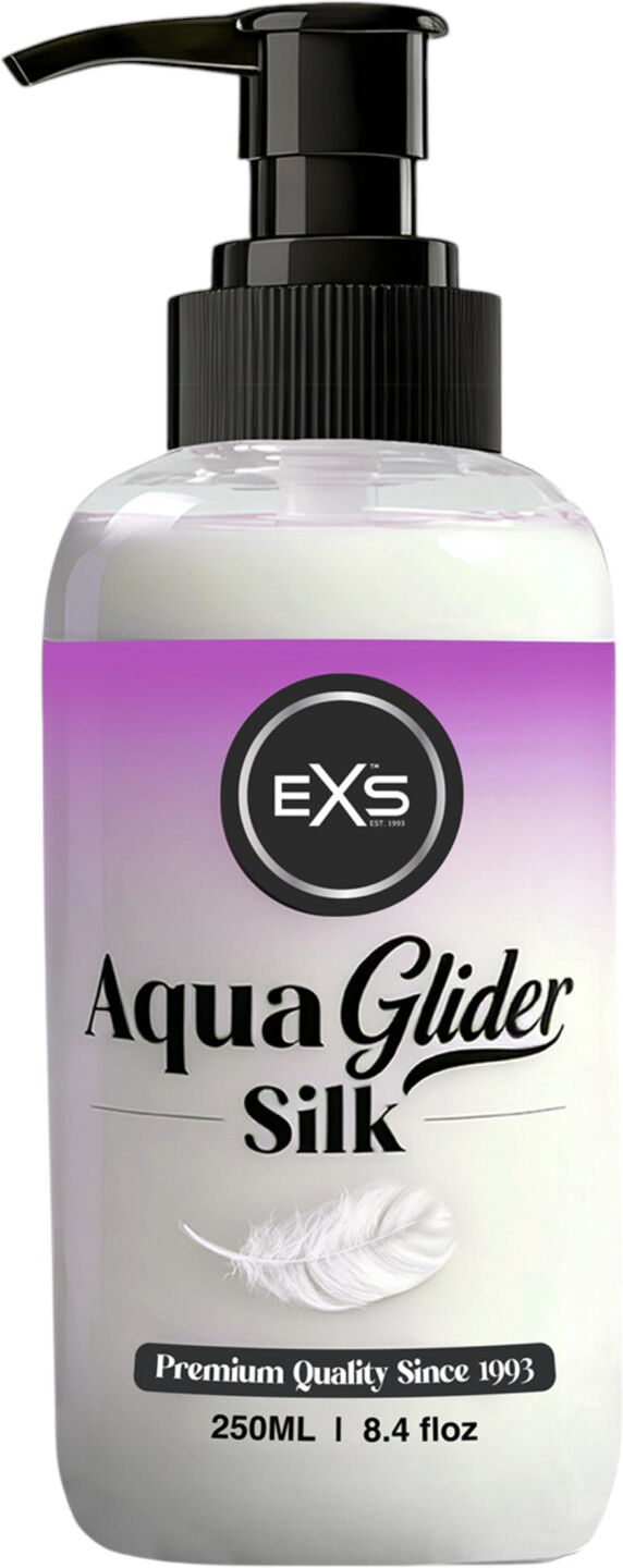 EXS AquaGlider Silk - silky water-based lubricant in a pump bottle (250 ml)