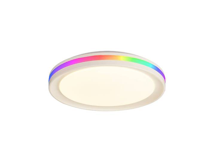 Mantra Iluminación LED Deckenlampe Gamer, dimmbar, weiß / opal, für Wohn- / Esszimmer, Metall, LED Deckenleuchte