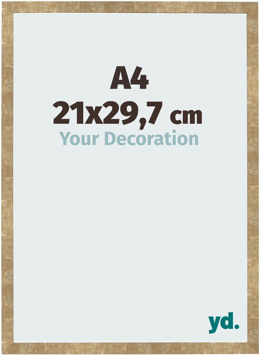 Your Decoration Fotolijst A4 Bologna - MDF - Goud Antiek