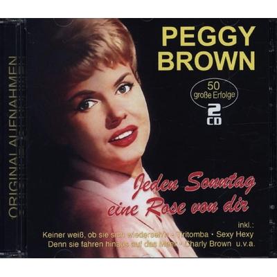 Jeden Sonntag eine Rose von dir - 50 grosse Erfolg - Peggy Brown, CD, 4260320878536