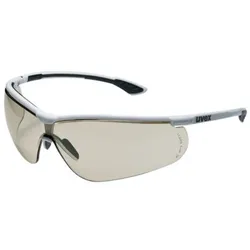 uvex Bügelbrille sportstyle CBR65 weiß, schwarz weiß/schwarz/braun - 9193064 - weiß/schwarz/braun
