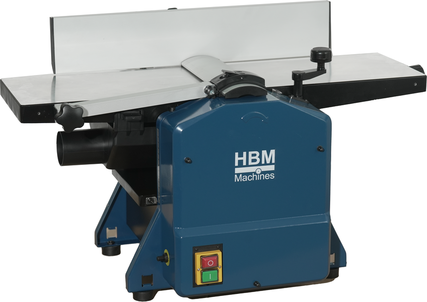 HBM Pialla e pialla a spessore da 8 pollici - 1250 W, larghezza di lavoro 200 mm, aspirazione della polvere