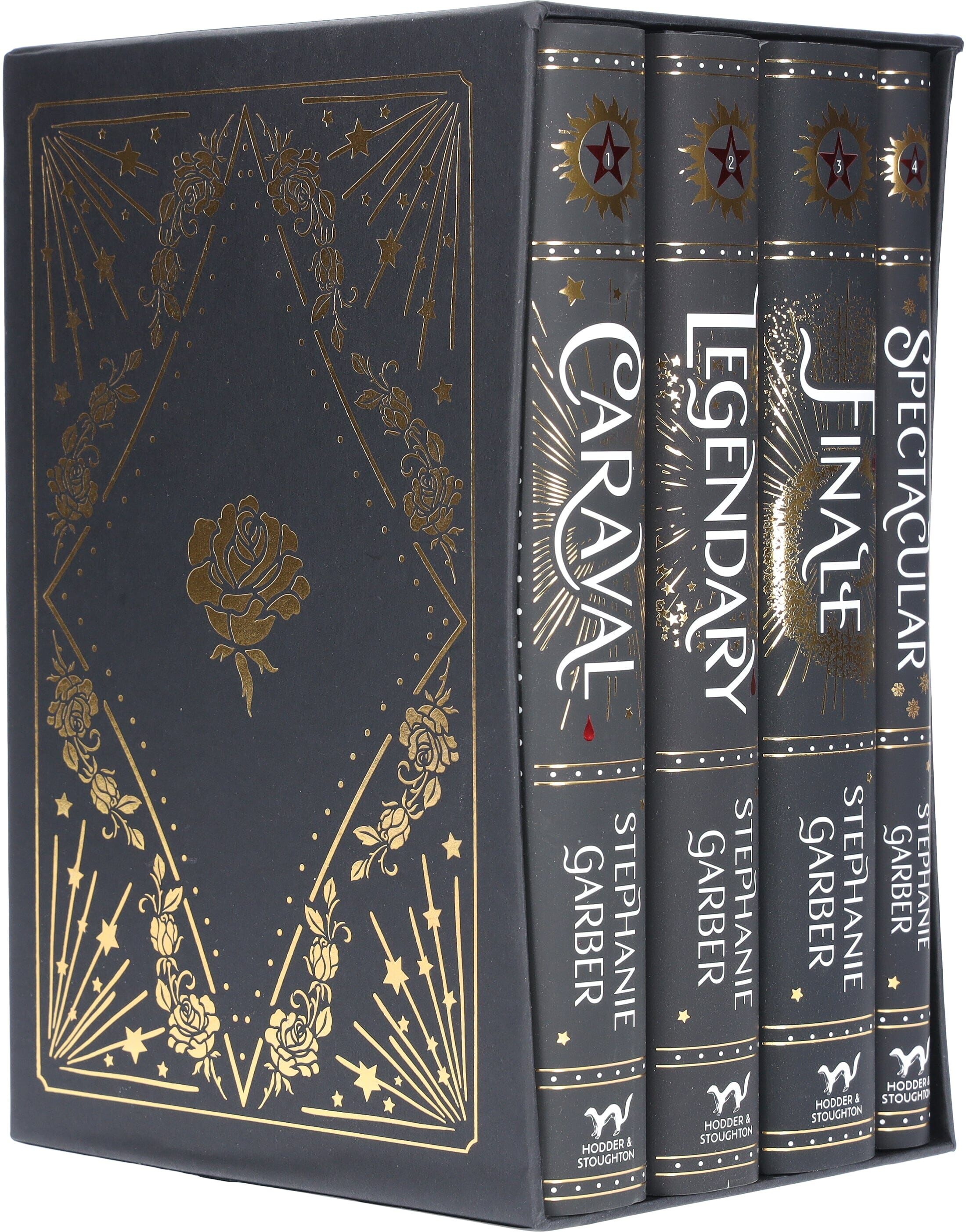 The Return To Caraval by Stephanie Garber Limited Edition With Red Sprayed Edges: Complete Collection 4 Books Box Set - Ages 14+ - Hardback Hachette