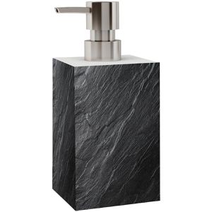 Sanilo Seifenspender Granit, S534414, stehend, Kunststoff, schwarz, 320ml