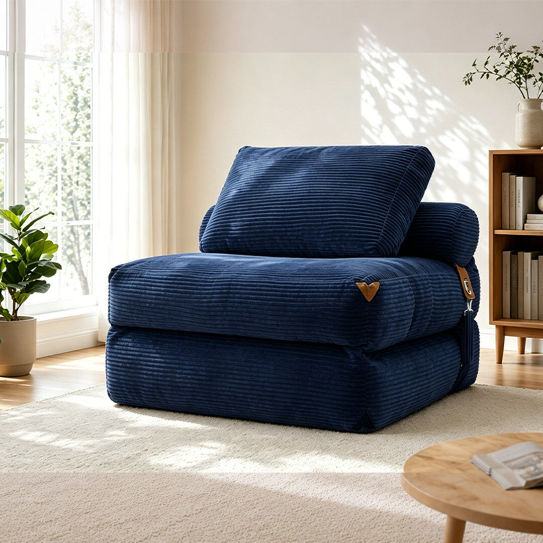 World Menagerie Bean Bag Chair Blue