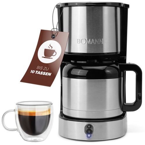 Bomann KA 6066 CB Kaffeeautomat 10 Tassen