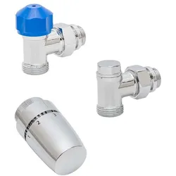 Schulte Thermostat-Set Eck verchromt - Zubehör