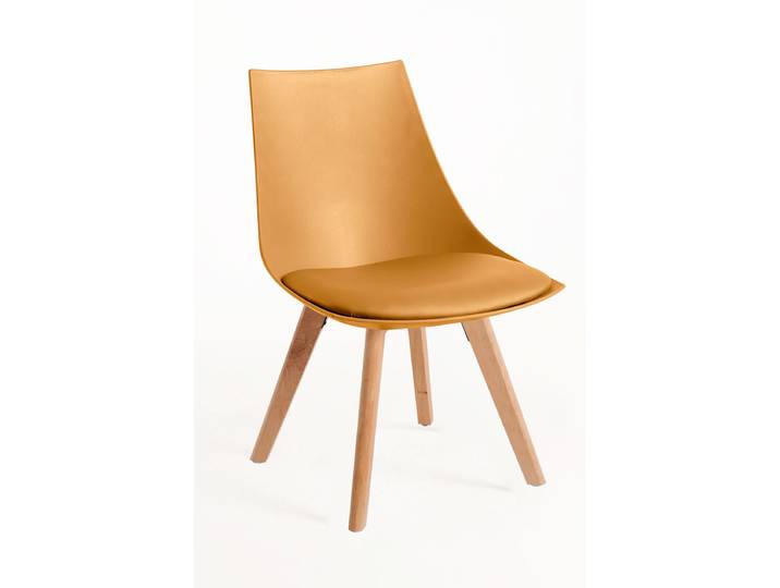 4er Set Blok Stühle - Senf