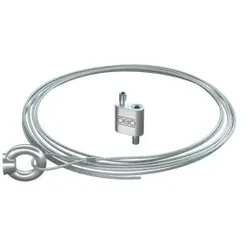 OBO 1450926 Tragseil mit Ringöse 2x2000mm, St, G