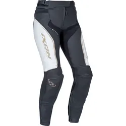 Ixon Trinity, Lederhose Damen - Schwarz/Weiß/Gold - 46