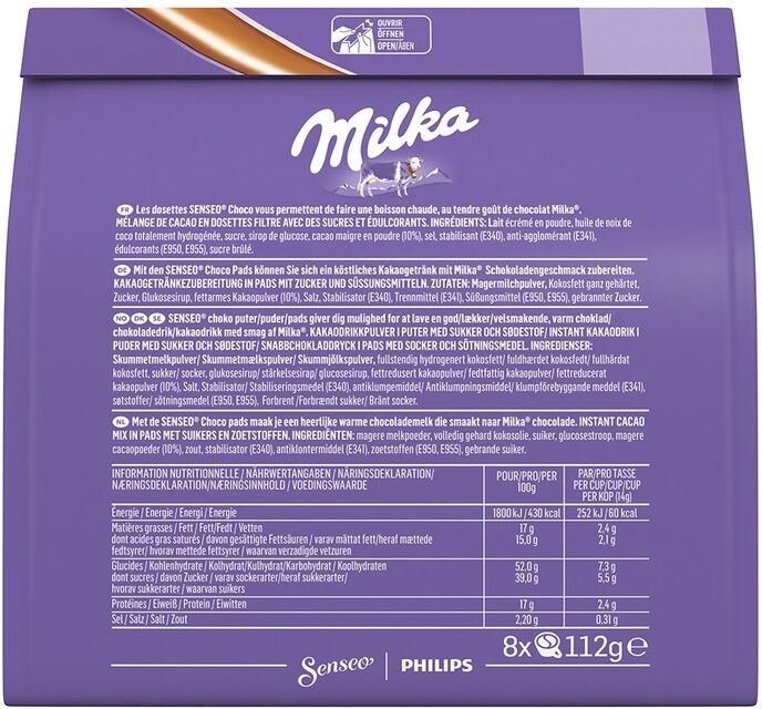 Milka - Senseo Pads Milchschokolade X 40 - MaxiCoffee