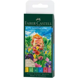 Faber-Castell, Malstifte, Filzstift Pitt Artist Pen Brush Springtime 6er Set (6x)