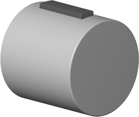 Dornbracht Griff für Thermostat 90173301500-00 90173301500 D.48 x 48 mm chrom