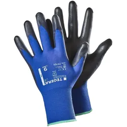 TEGERA Montagehandschuhe 77701 Gr. 8 PU blau/schwarz
