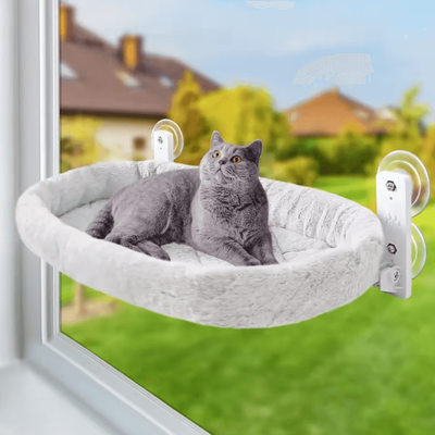 Inspire Curations SunnyView Cat Window Hammock Bed For Indoor Cats grey Cat Litter 30 60cm