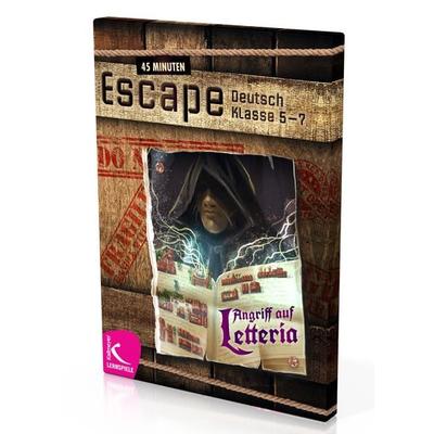 45 Minuten Escape – Angriff auf Letteria, Game von Ronald Hild, Kallmeyer