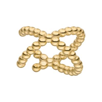 Single-Ohrstecker JOBO "Ohrklemme Earcuff", gold (gelbgold 375), Ohrringe, Damen, 12,6mm, Gelbgold 375, 375 Gold