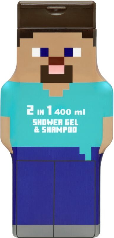 Minecraft Shower Gel & Shampoo gel douche et shampoing doux pour enfant 400 ml
