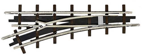 H0f Feldbahn Gleis 12341 Weiche, links 66.6mm 1St.