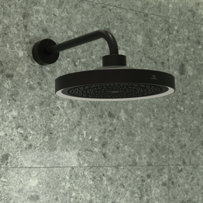 Ideal Standard 3-Funktions-Kopfbrause A7890XG Ø 33 cm, LED-Leuchtring, Silk Black