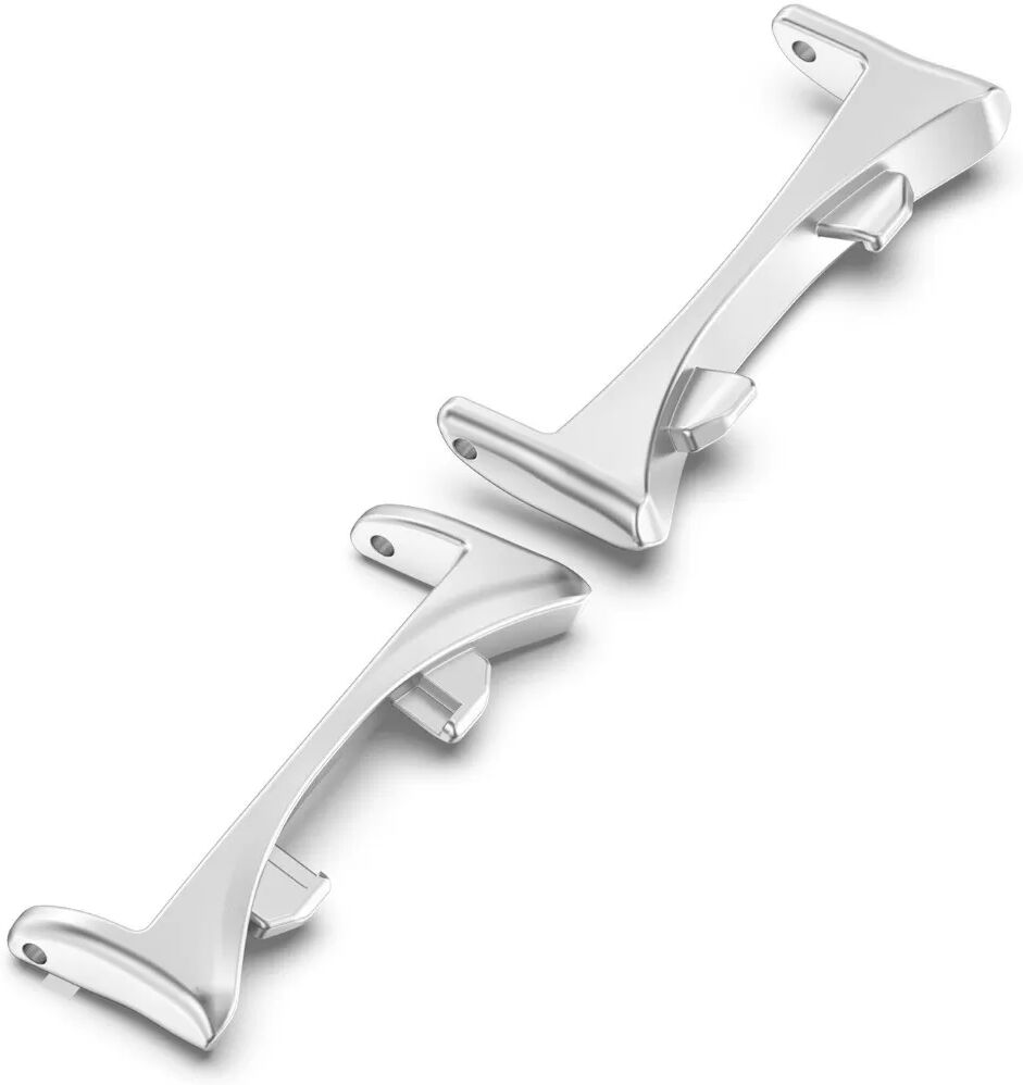 INF 20mm Zinklegierungs-Uhrenverbinder 2er-Pack, kompatibel mit Honor Watch GS5 und kompatibel mit Honor Watch Fit, einfache Silber