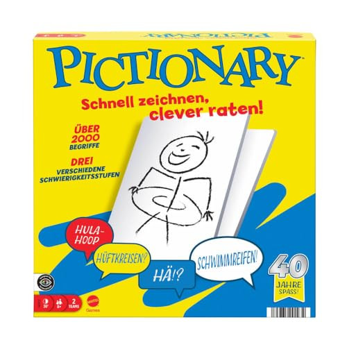 Mattel Games Pictionary Bordspel voor de hele familie