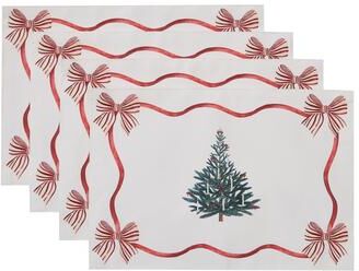 Avanti Linens Avanti Heirloom Noel 4-Pack Placemat Set