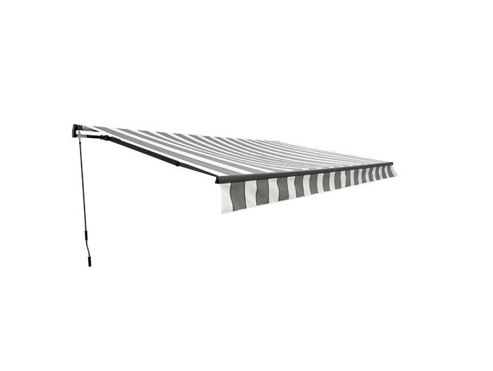MARKISE MARKISE,400X250CM, GRAU-WEIß