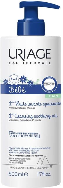 Uriage Bebé 1ER Óleo de Limpeza Calmante 500 ml