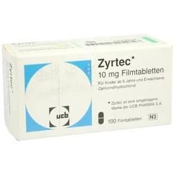 Zyrtec 10 mg Filmtabletten - Reimport 100 St