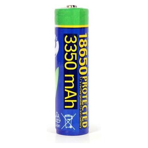 Gembird EG-BA-18650/3350 Lithium-ion 18650 baterija protected 3350mAh (1 Stk., 18650, 3350 mAh) (EG-BA-18650/3350)