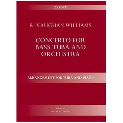Vaughan Williams, R: Concerto for bass tuba and orchestra, Fachbücher von Ralph Vaughan Williams, David Matthews